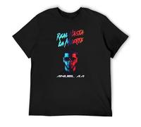 Anuel Aa Real Hasta La Muerte Camiseta Unisex Regalo Hombre Black Tees, Negro , L