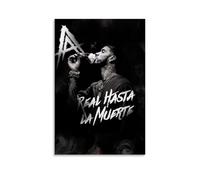 Anuel AA Real Hasta La MuerteArt - Impresión moderna de imagen para dormitorio familiar, póster impreso, sala de estar, estética, lienzo para pared, decoración de dormitorio de chicas jóvenes, estilo