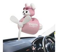 Anulely Ambientador de coche piloto,Ambientador para coche piloto, Difusor de ventilador de salida de aire de coche Animal Pilot, Perfume de coche con 2 tabletas de aromaterapia, perfume