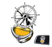 Anulely Ambientador para coche de hélice, Hélice de ventilador para ambientador de coche, Clip decorativo giratorio para salida de aire acondicionado de coche, Fragancia automotriz Rudder Design,