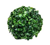 Anulely Bola de topiario artificial para plantas, bolas verdes, bolas redondas de boj sintético, decoración de pared de techo de árbol, bola de hierba simulada, decoración de boda