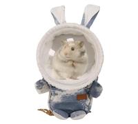 Anulely Bolsa de transporte para animales pequeños - Bolsa portátil para hámster | Bolsa de transporte para mascotas sólida y duradera con ventilación lateral para viajes con animales pequeños