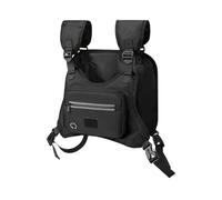 Anulely Bolsillo en el pecho para hombre, bolsillo en el pecho para hombre | Transpirable Sports Utility Chest Pack Sport - Bolsillo frontal en el pecho, bolsillo para chaleco para correr con conector