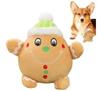 Anulely Cachorro Santa Plushie | Pet Supplies Juguete de Peluche para Gato y Perro | Juguetes suaves y chirriantes para Perros, Accesorios para Cachorros, Entrenamiento y Entretenimiento para Mascotas
