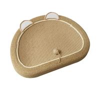 Anulely Cat Lounger Scratcher, Scratch Lounge Cama para gatos | Cuenco rascador de sisal en forma de ratón con juguete de pelota - Cama para gatos para sofá, alfombras, sofás, juguetes de