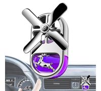 Anulely Clip de ventilación para ambientador de coche,Clip de ventilación para difusor de coche | Colgante con clip para rejilla de ventilación de coche con diseño de ventilador | Eliminador de