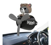 Anulely Clip de ventilación para ambientador de coche piloto, difusor de perfume de salida de aire de coche piloto,Difusor de ventilador de salida de aire de coche Animal Pilot - Perfume de