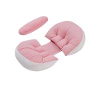 Anulely - Cojín de embarazo, almohada de maternidad para dormir lateral, almohada de apoyo al vientre para mujer embarazada, cojín lumbar con forma de concha