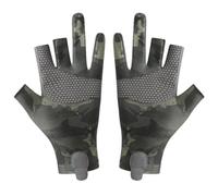 Anulely Guantes de protección solar para hombres y mujeres, guantes UV para kayak, guantes de pesca resistentes al desgaste UPF50+, mango antideslizante cómodo y transpirable para suministros de remo