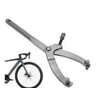 Anulely Llave de tuerca de prensaestopas, soporte de volante tipo Y, llave inglesa ajustable, llave de embrague de ventilador, herramientas de reparación de scooter para motocicleta, scooter