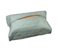 Anulely Portapañuelos para reposacabezas para coche, caja de pañuelos para coche | Cajas de pañuelos para reposacabezas de asiento trasero de coche | Tapa de caja de pañuelos de piel sintética