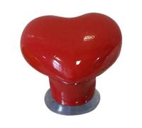 Anulely Pulsador de botón para tanque de inodoro, botón de descarga de inodoro en forma de corazón, ayuda auxiliar de descarga de inodoro en forma de corazón, herramienta de descarga de inodoro y