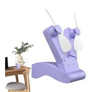 Anulely ventiladores plegables, ventilador de escritorio plegable portátil | Ventilador personal recargable | Ventilador de mesa silencioso, ventilador personal recargable, flujo de aire