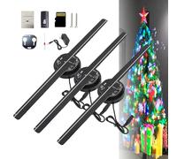 Anuncie proyector de holograma de ventilador 3D, hologramas de fantasía, árbol de Navidad con holograma LED, árbol de Navidad holograma