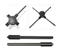 Anuncie ventilador de holograma 3D, proyector publicitario 3D, letrero LED, lámpara holográfica, reproductor de lámpara holográfica, visualización publicitaria