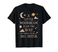 Anuncio de bebé Celestial de I'm Going to Be a Big Sister Camiseta