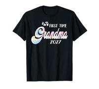 Anuncio de bebé de la Abuela por Primera Vez Que Pronto será mamá 2027 Camiseta