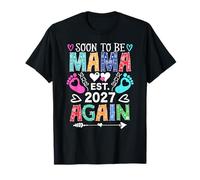 Anuncio de bebé para Mujer Que Pronto será mamá Otra Vez Camiseta