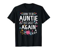 Anuncio de bebé para Mujer Que Pronto será tía Otra Vez Camiseta