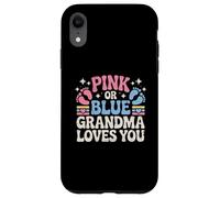 Anuncio de bebé rosa o azul de la abuela te ama Carcasa para iPhone XR