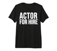 Anuncio de Carrera de Actor a Contrato Texto en Negrita Camiseta Premium