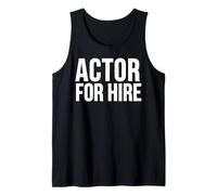 Anuncio de Carrera de Actor a Contrato Texto en Negrita Camiseta sin Mangas