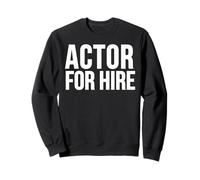 Anuncio de Carrera de Actor a Contrato Texto en Negrita Sudadera