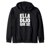 Anuncio de Compromiso español de Ella Dijo Que Si Sudadera con Capucha