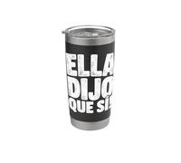 Anuncio de compromiso español de Ella Dijo Que Si Vaso térmico de acero inoxidable de doble pared