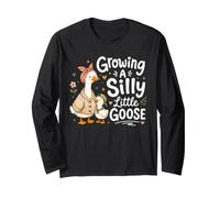 Anuncio de Embarazo Acogedor Growing A Silly Little Goose Manga Larga