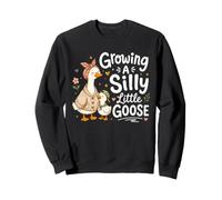 Anuncio de Embarazo Acogedor Growing A Silly Little Goose Sudadera
