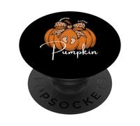 Anuncio de Embarazo Creciendo Little Pumpkin Baby Fall PopSockets PopGrip Adhesivo
