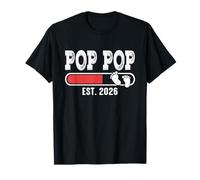 Anuncio de embarazo Dad To Be Soon to be Pop est.2026 Camiseta