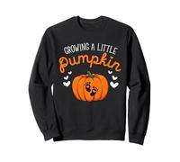 Anuncio de Embarazo de Halloween Growing A-Little Pumpkin Sudadera
