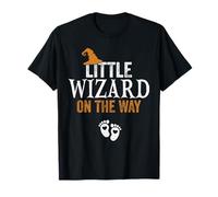 Anuncio de Embarazo de Halloween Little Wizard On The Way Camiseta