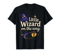 Anuncio de Embarazo de Halloween Little Wizard On The Way Camiseta
