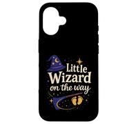 Anuncio de Embarazo de Halloween Little Wizard On The Way Carcasa para iPhone 16