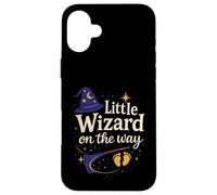 Anuncio de Embarazo de Halloween Little Wizard On The Way Carcasa para iPhone 16 Plus