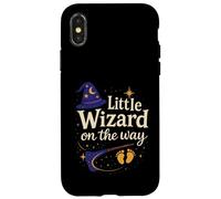 Anuncio de Embarazo de Halloween Little Wizard On The Way Carcasa para iPhone X/XS