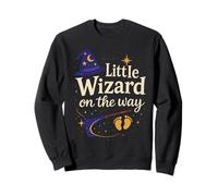 Anuncio de Embarazo de Halloween Little Wizard On The Way Sudadera
