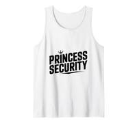 Anuncio de Embarazo de papá de Seguridad de Princesa Divertido Camiseta sin Mangas