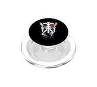 Anuncio de Embarazo Esqueleto Gemelos Rayos X Divertido Halloween PopSockets PopGrip para MagSafe