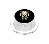 Anuncio de Embarazo Esqueleto Gemelos Rayos X Divertido Halloween PopSockets PopGrip para MagSafe
