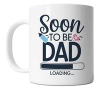 Anuncio De Embarazo - Futuro Papá Cargando Taza Con Asa Taza De Café Cerámica Tazas Para Té Café Zumo 330Ml