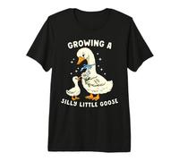 Anuncio de Embarazo Goose Growing Silly Little Funny Mama Camiseta Premium