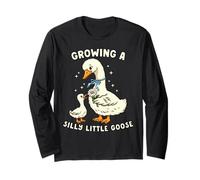 Anuncio de Embarazo Goose Growing Silly Little Funny Mama Manga Larga