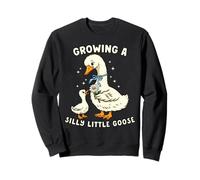 Anuncio de Embarazo Goose Growing Silly Little Funny Mama Sudadera