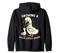 Anuncio de Embarazo Goose Growing Silly Little Funny Mama Sudadera con Capucha