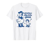 Anuncio de Embarazo Growing A Silly Little Goose Camiseta