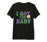 Anuncio de Embarazo I Got The Baby Revelar Mardi Gras Camiseta Premium